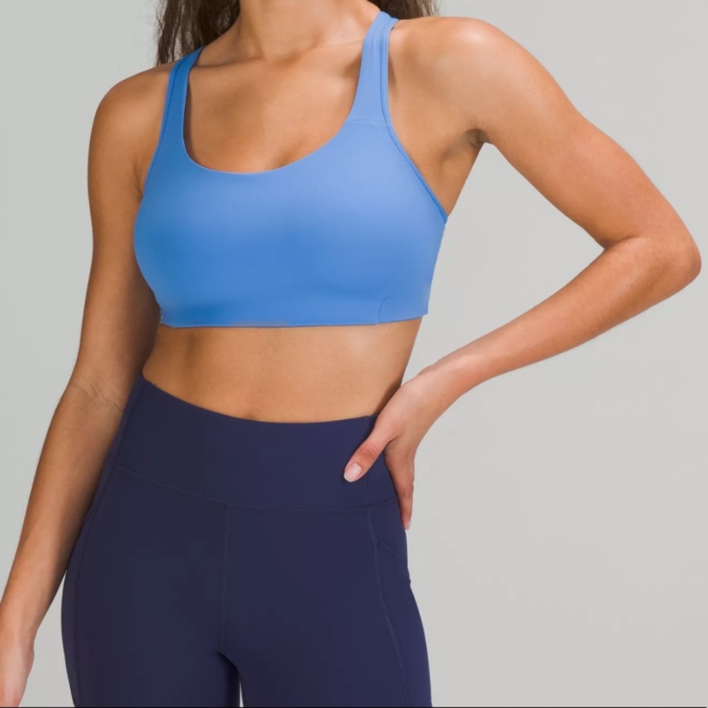 LULULEMON All Powered Up Bra 
Medium Support - BLUE NILE